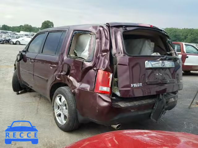 2014 HONDA PILOT EXLN 5FNYF3H70EB023517 image 2