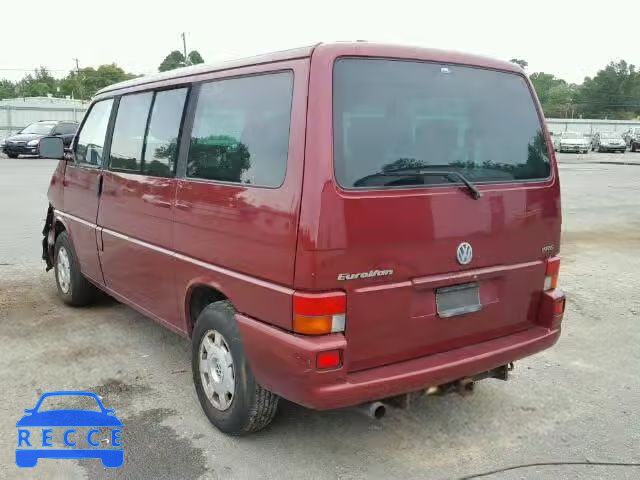 2000 VOLKSWAGEN EUROVAN MV WV2MH4703YH029224 image 2