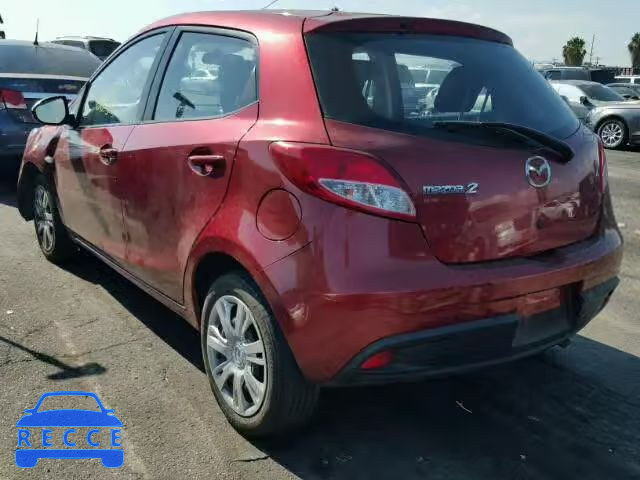 2014 MAZDA MAZDA2 JM1DE1KZ6E0182850 image 2