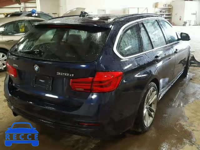 2016 BMW 328 WBA8J1C55GK458691 зображення 3