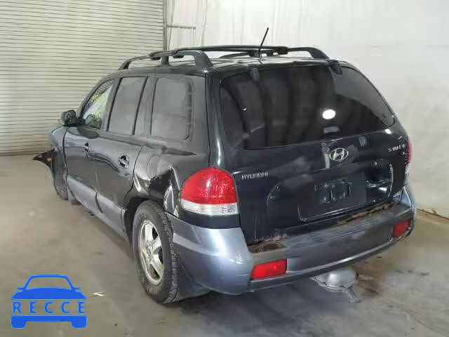 2006 HYUNDAI SANTA FE KM8SC73D26U104851 image 2