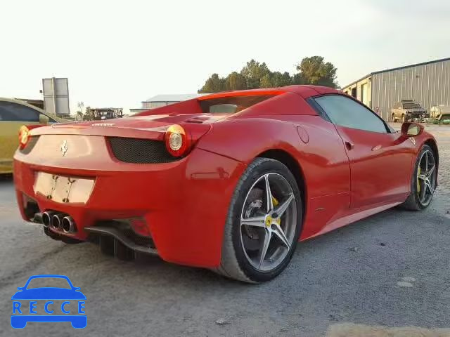 2014 FERRARI 458 SPIDER ZFF68NHA1E0196441 зображення 3