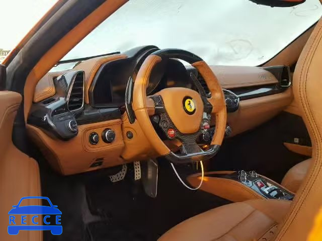 2014 FERRARI 458 SPIDER ZFF68NHA1E0196441 зображення 8