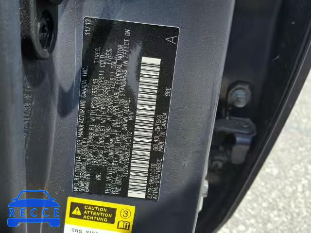 2014 LEXUS RX 2T2ZK1BA9EC140912 image 9