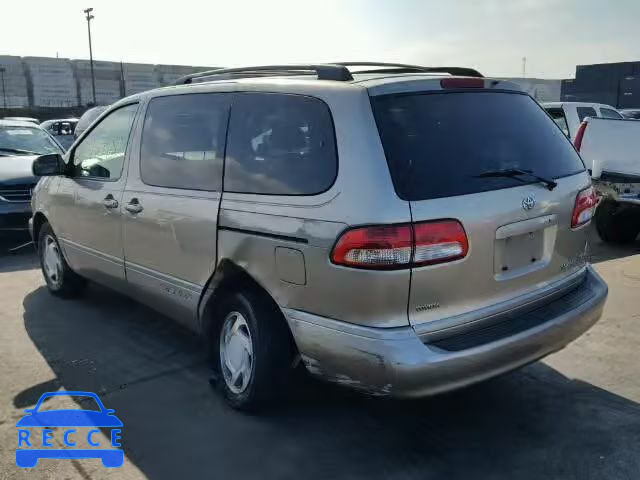 2001 TOYOTA SIENNA 4T3ZF13C41U322137 image 2