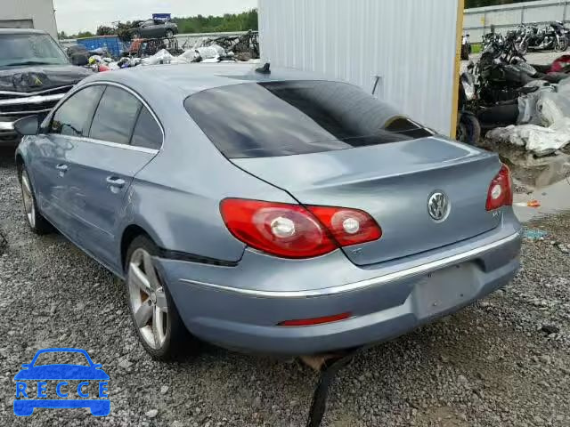 2011 VOLKSWAGEN CC WVWHN7AN4BE711522 image 2