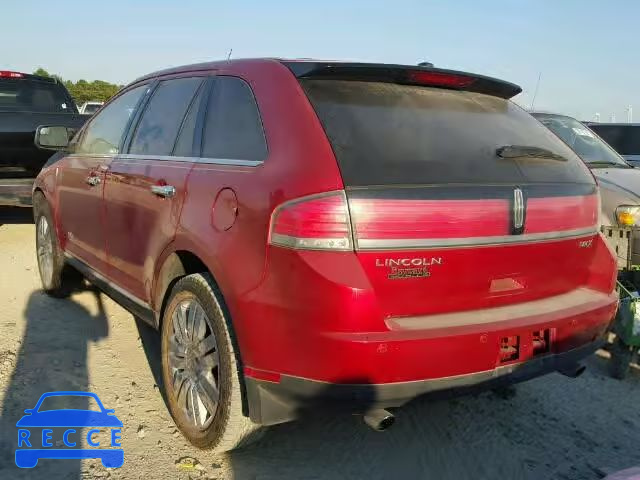 2010 LINCOLN MKX 2LMDJ6JC0ABJ12341 image 2