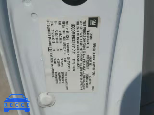 2004 CHEVROLET ASTRO 1GCDM19XX4B110141 image 9