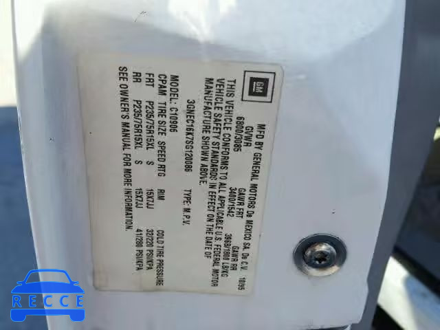 1995 CHEVROLET C1500 SUBU 3GNEC16K7SG120086 image 9