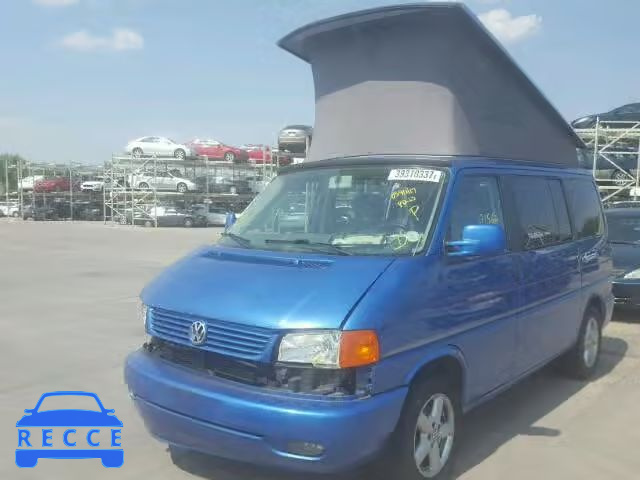 2001 VOLKSWAGEN EUROVAN MV WV2NB47081H130108 зображення 1