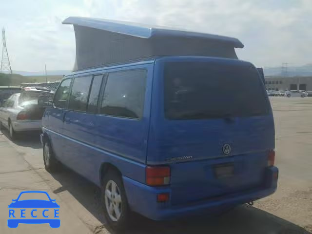 2001 VOLKSWAGEN EUROVAN MV WV2NB47081H130108 зображення 2