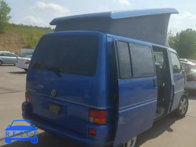 2001 VOLKSWAGEN EUROVAN MV WV2NB47081H130108 зображення 3