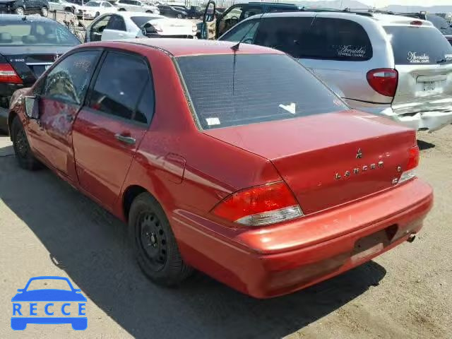 2002 MITSUBISHI LANCER JA3AJ26E32U048134 image 2