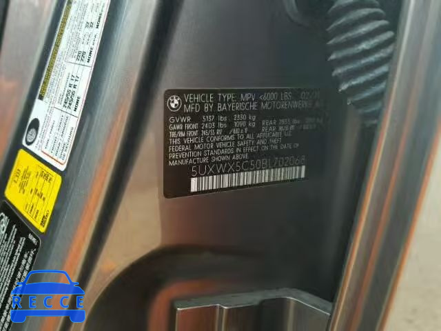 2011 BMW X3 5UXWX5C50BL702068 image 9