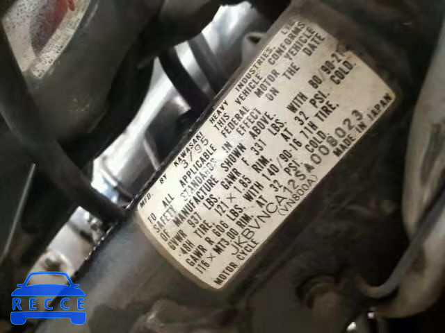 1995 KAWASAKI VN800 JKBVNCA12SA008023 зображення 9