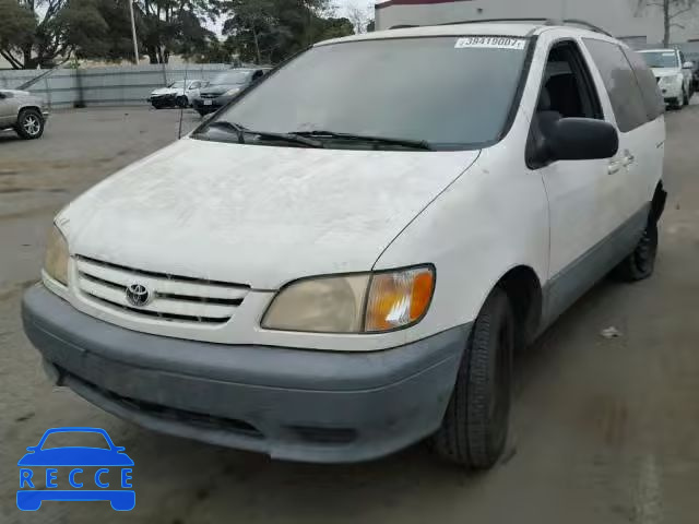 2001 TOYOTA SIENNA 4T3ZF13C61U346410 image 1