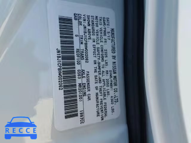 2017 NISSAN ROGUE SPOR JN1BJ1CP8HW002062 image 9