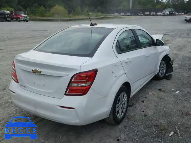 2017 CHEVROLET SONIC 1G1JB5SHXH4145977 зображення 3