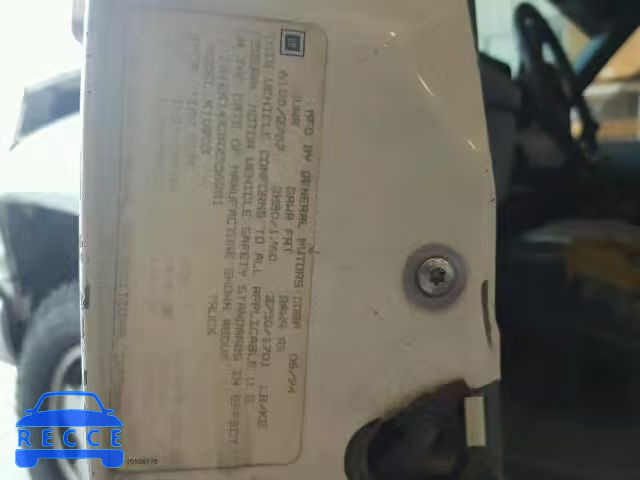 1994 GMC SIERRA 1GTEK14K3RZ556281 image 9