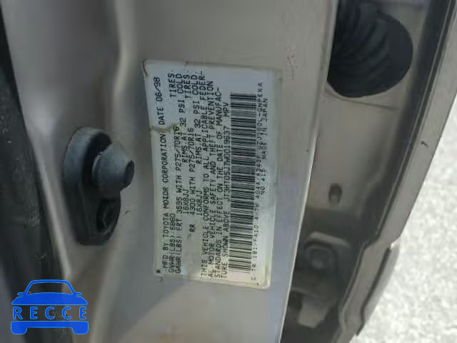 1998 TOYOTA LAND CRUIS JT3HT05J7W0019637 image 9