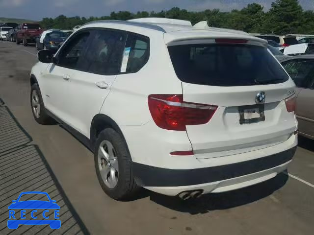 2012 BMW X3 5UXWX5C54CL727170 зображення 2