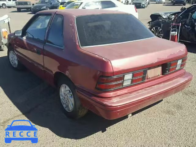 1993 DODGE SHADOW 1B3XP24D6PN522276 image 2