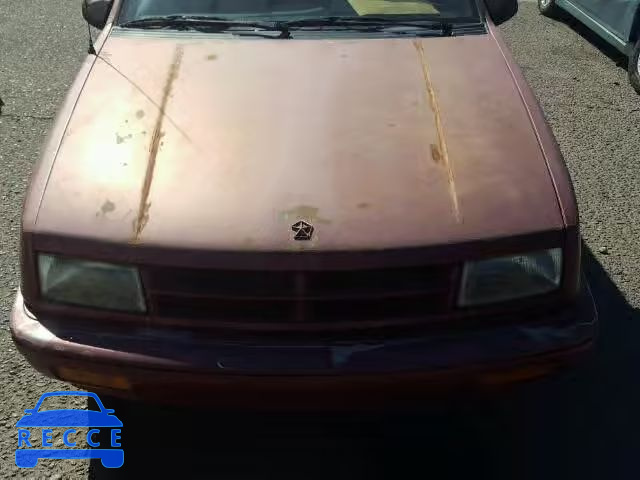 1993 DODGE SHADOW 1B3XP24D6PN522276 image 6