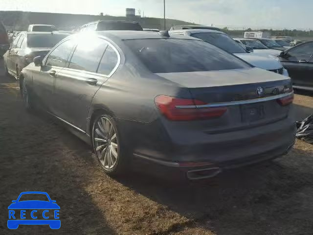 2016 BMW 740 WBA7E2C55GG714420 image 2