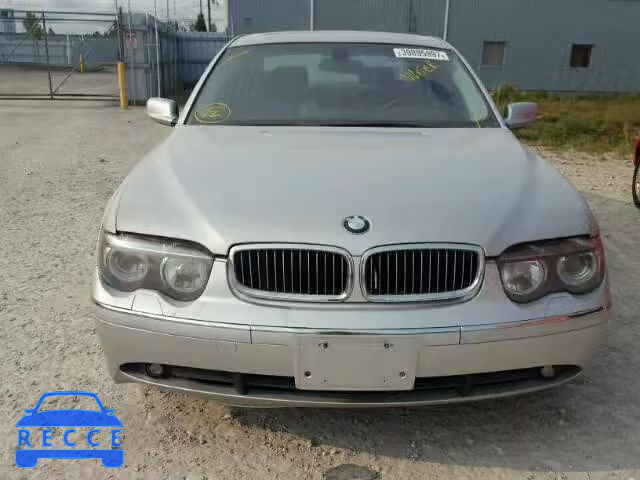 2002 BMW 745 WBAGN63462DR02159 зображення 8