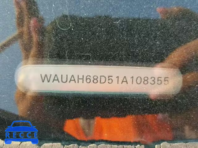 2001 AUDI A4 WAUAH68D51A108355 зображення 9