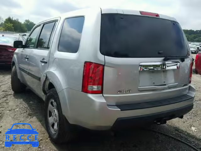 2010 HONDA PILOT LX 5FNYF4H28AB030395 image 2