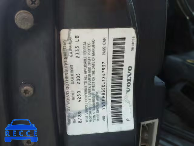 1990 VOLVO 740 YV1FA8850L1247937 Bild 9