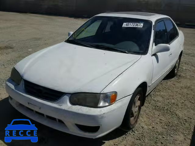 2001 TOYOTA COROLLA 1NXBR12E91Z537288 image 1