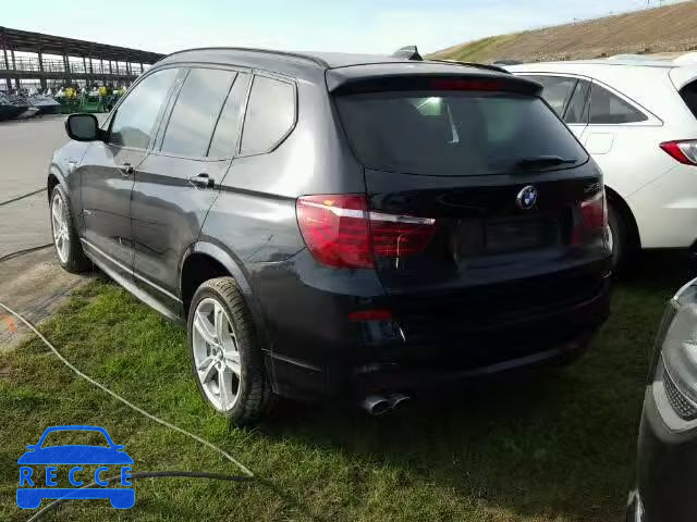 2014 BMW X3 5UXWX9C52E0D26585 image 2