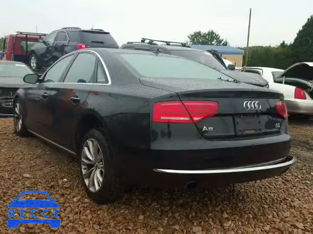 2012 AUDI A8 QUATTRO WAUAVAFD1CN018209 image 2