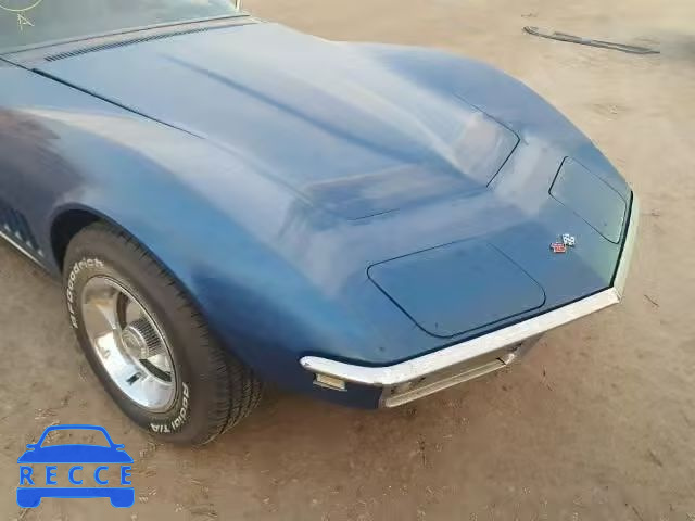 1968 CHEVROLET CORVETTE 194678S400093 зображення 9