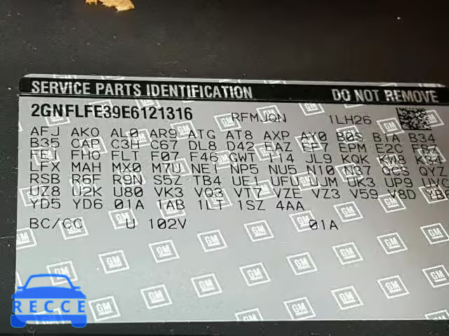 2014 CHEVROLET EQUINOX 2GNFLFE39E6121316 Bild 9