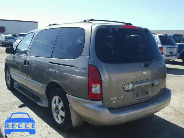 2001 NISSAN QUEST 4N2ZN16T31D810374 Bild 2