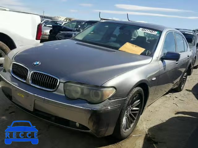 2004 BMW 745 WBAGN63514DS53382 зображення 1