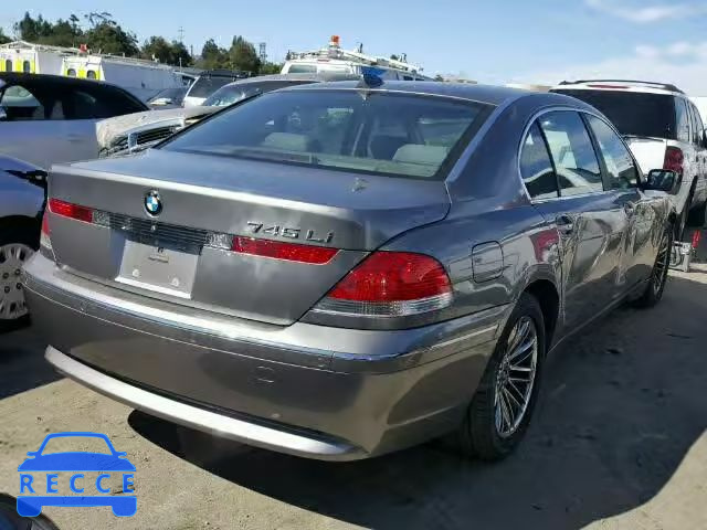 2004 BMW 745 WBAGN63514DS53382 зображення 3