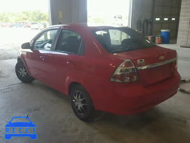 2009 CHEVROLET AVEO KL1TD56E99B309394 image 2