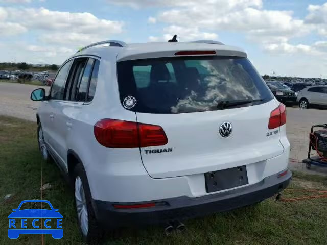 2012 VOLKSWAGEN TIGUAN WVGAV7AXXCW529155 image 3