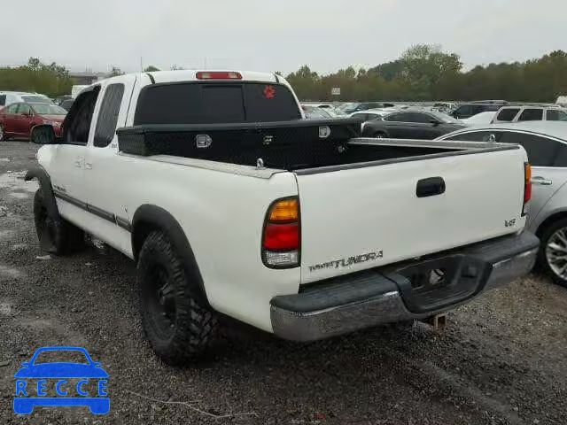 2000 TOYOTA TUNDRA 5TBRT3417YS004955 image 2