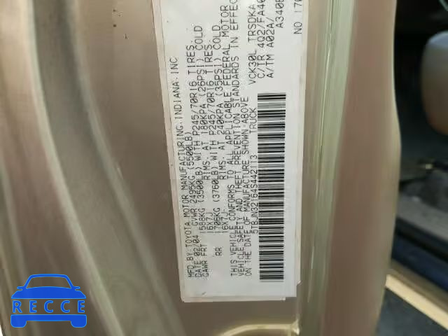 2004 TOYOTA TUNDRA 5TBJN32164S442113 Bild 9