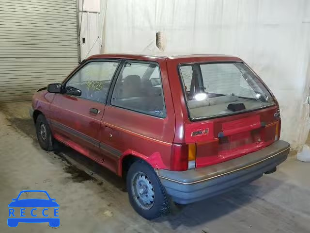 1988 FORD FESTIVA KNJBT07K6J6107377 image 2