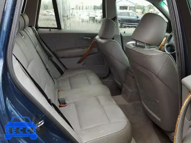 2006 BMW X3 WBXPA93446WG84707 зображення 5