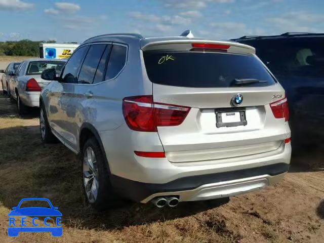 2016 BMW X3 5UXWX9C52G0D73876 image 2