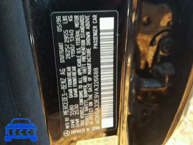 1997 MERCEDES-BENZ S WDBGA33E9VA326688 image 9