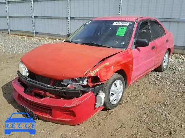 2001 MITSUBISHI MIRAGE JA3AY26C21U047162 image 1