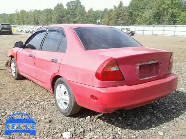 2001 MITSUBISHI MIRAGE JA3AY26C21U047162 image 2